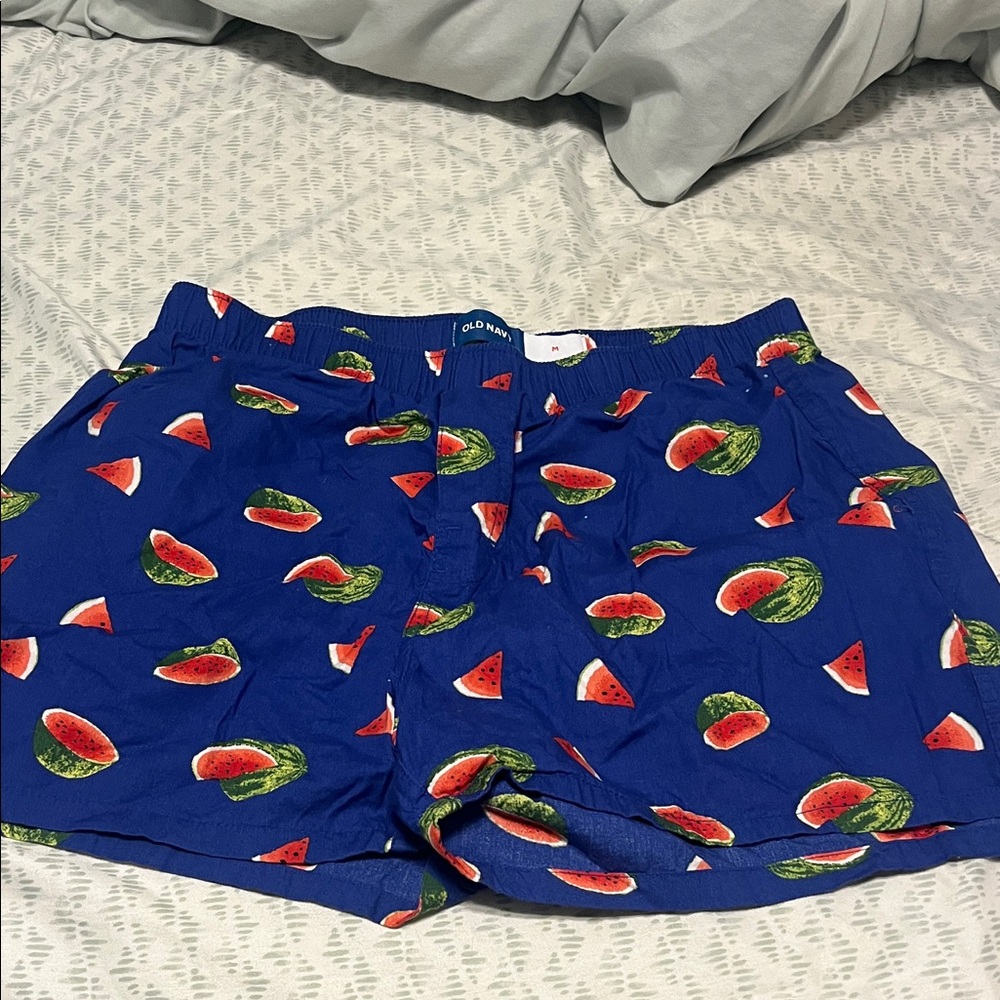 Old Navy Blue Shorts with Watermelon Print